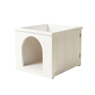 Wren Branch Empty Furniture-Style Litter Enclosure - White