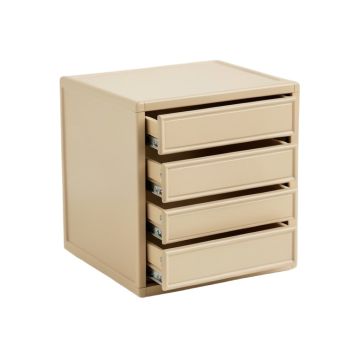 Reed Dale Small-Parts Storage Drawer Cabinet - Beige