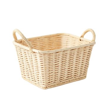Willow Bluff Empty Storage Basket - Ivory