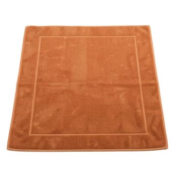 Olive Branch Bath Mat - Terracotta