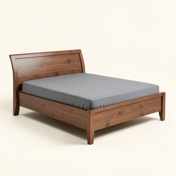 Mackenzie Solid Wood Platform Bed (synthetic illustration; no displayed measurements)