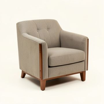 Lavaca 30.3 '' Wide Tufted Polyester Swivel Barrel Chair (synthetic illustration; no displayed measurements)