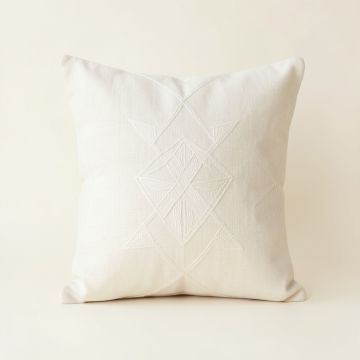 Clay Crossing Filled Accent Pillow - Ivory (synthetic illustration; no displayed measurements)