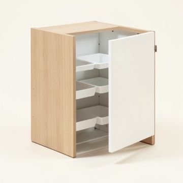 Cabinet Door Pull Out Pantry (synthetic illustration; no displayed measurements)