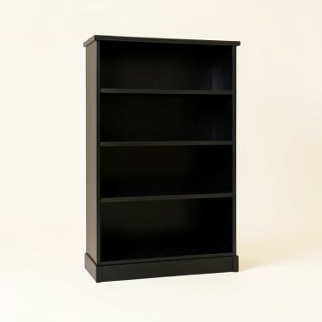 Dune Canyon Freestanding Bookcase - Black (synthetic illustration; no displayed measurements)