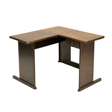 Industrial Vintage Home Office L-Shape Desk