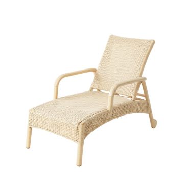 Alder Bluff Outdoor Lounge Chair - Cream