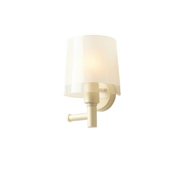 Lake Crossing Wall Sconce Mounted On A Plain Wall - Cream