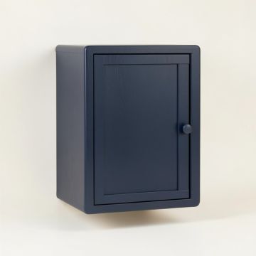 Juniper Arc Wall-Mounted Laundry Cabinet (synthetic illustration; no displayed measurements)