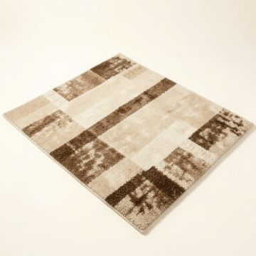 Risley Abstract Tufted Wool Beige/Brown Area Rug (synthetic illustration; no displayed measurements)