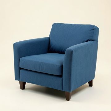 Kelsi Upholstered Parsons Chair In Blue (synthetic illustration; no displayed measurements)