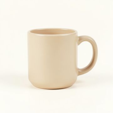 River Bend Ceramic Mug - Beige (synthetic illustration; no displayed measurements)