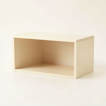 Elm Crossing Shoe Storage Bench - Cream (synthetic illustration; no displayed measurements)
