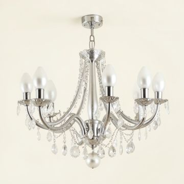 Delisle 8-Light Unique / Statement Empire Chandelier (synthetic illustration; no displayed measurements)