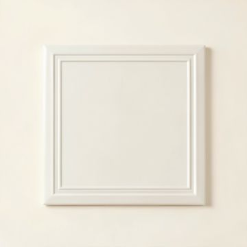 Oak Crest Uninstalled Square Decorative Tile - White (synthetic illustration; no displayed measurements)