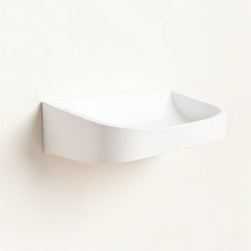 Stone Canyon Wall-Mounted Cat Perch - White (synthetic illustration; no displayed measurements)