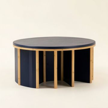 Alder Crossing Shoe Storage Bench - Navy (synthetic illustration; no displayed measurements)
