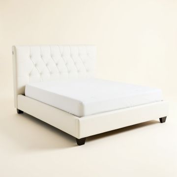 Edna Tufted Upholstered Low Profile Standard Bed (synthetic illustration; no displayed measurements)
