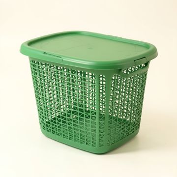 Hazel Bend Laundry Hamper - Green (synthetic illustration; no displayed measurements)