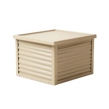 Heath Branch Closed Outdoor Storage Box - Beige