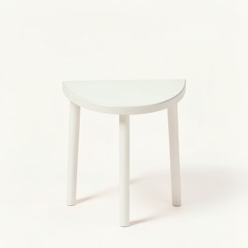 Cove Bluff Compact Balcony Table - White (synthetic illustration; no displayed measurements)