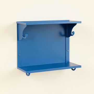 Lake Brook Wall-Mounted Entryway Organizer Shelf - Blue (synthetic illustration; no displayed measurements)