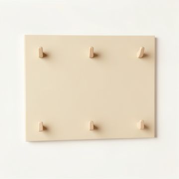 Summit Crossing Empty Wall-Mounted Tool Organizer Panel - Beige (synthetic illustration; no displayed measurements)