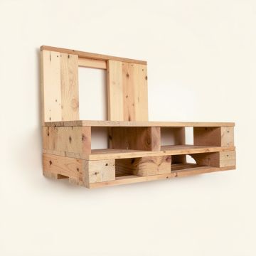 Home Sweet Home Pine Pallet Wall Décor (synthetic illustration; no displayed measurements)