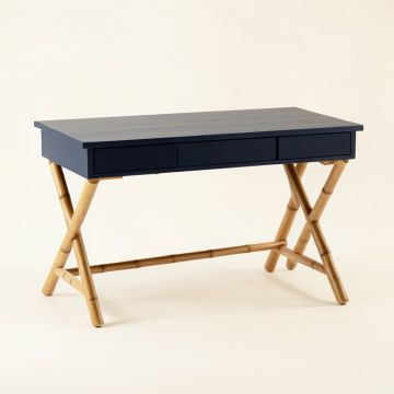 Juniper Arc Writing Desk (synthetic illustration; no displayed measurements)