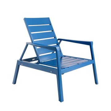Linden Bend Outdoor Lounge Chair - Blue