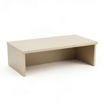 Flint Bend Desktop Monitor Riser - Beige (synthetic illustration; no displayed measurements)