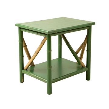 Linden Branch Side Table - Green