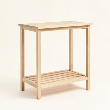 Ash Edge Freestanding Laundry Folding Counter - Beige (synthetic illustration; no displayed measurements)