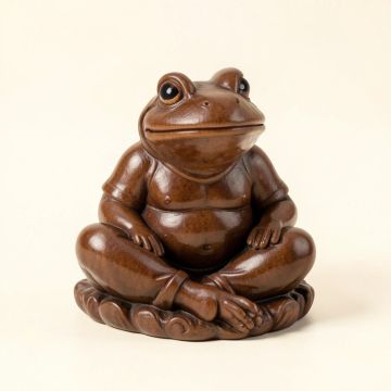 Laird Meditating Zen Frog Garden Statue (synthetic illustration; no displayed measurements)