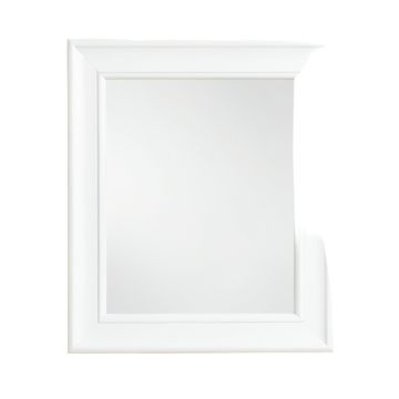 Vale Brook Framed Wall Mirror - White
