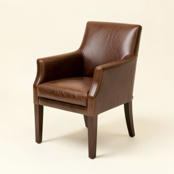 The Ekero Genuine Leather Upholstered Dining Chair (synthetic illustration; no displayed measurements)