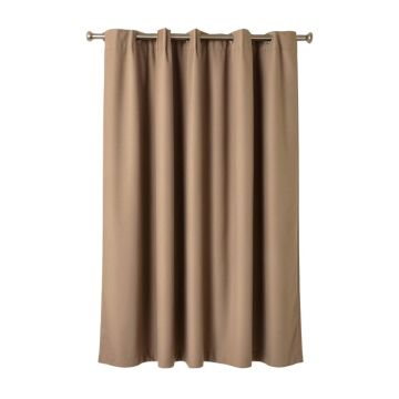 Alexzavier Faux Silk Solid Color Rod Pocket Single Curtain Panel