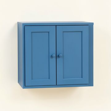 Hazel Branch Wall-Mounted Entry Cabinet - Blue (synthetic illustration; no displayed measurements)