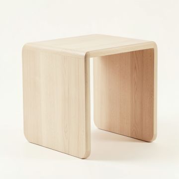 Summit Bridge Side Table - Beige (synthetic illustration; no displayed measurements)