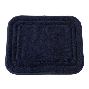 Harbor Canyon Bath Mat - Navy