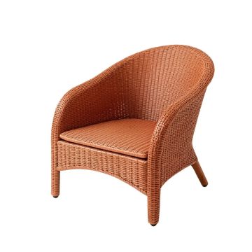River Branch Outdoor Lounge Chair - Terracotta (synthetic illustration; no displayed measurements)