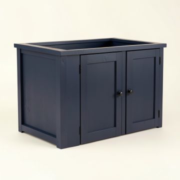 Alder Canyon Empty Furniture-Style Litter Enclosure - Navy (synthetic illustration; no displayed measurements)