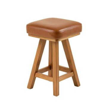Tuthill Wooden Swivel Bar & Counter Stool