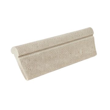 Fabrique 12 '' X 3 '' Porcelain Bullnose Tile Trim In Brun Linen