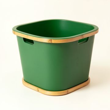 Cliff Canyon Laundry Hamper - Green (synthetic illustration; no displayed measurements)