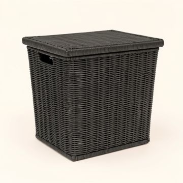 Slate Bend Laundry Hamper - Black (synthetic illustration; no displayed measurements)