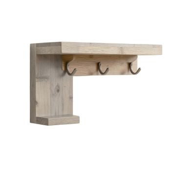 Willow Brook Wall-Mounted Entryway Organizer Shelf - Gray