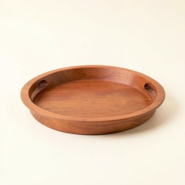 Shore Bend Serving Tray - Terracotta (synthetic illustration; no displayed measurements)