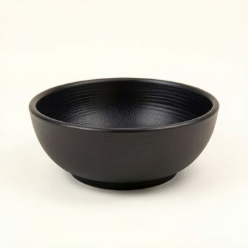 Fern Bend Dining Bowl - Black (synthetic illustration; no displayed measurements)