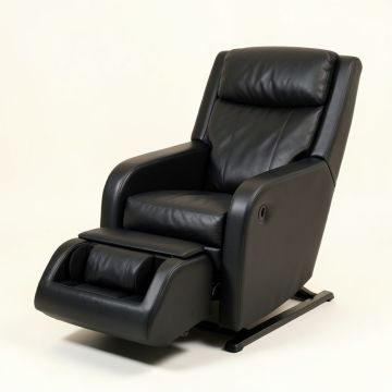 Reclining Massage Chair With Ottoman (synthetic illustration; no displayed measurements)
